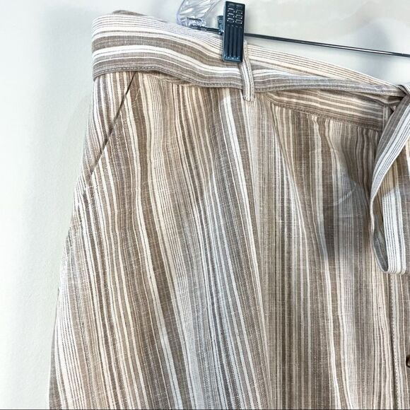 Bar III Linen Cotton Blend Skirt Size 20W NWT Coastal - Picture 5 of 10